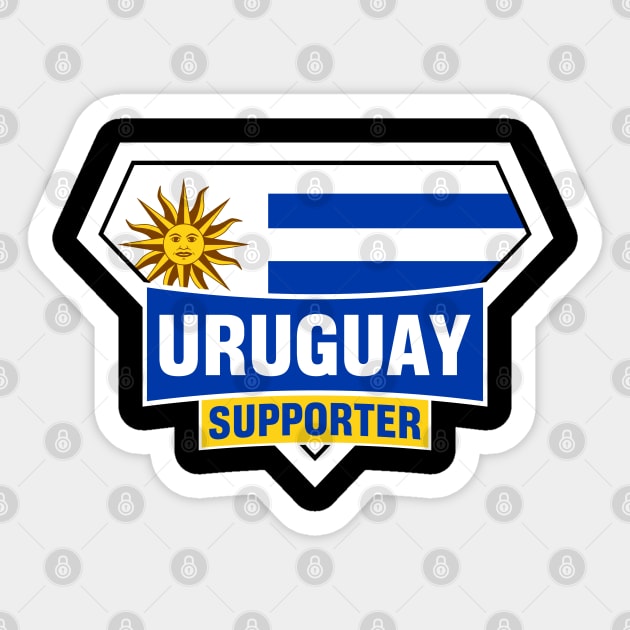 Uruguay Super Flag Supporter Sticker by ASUPERSTORE